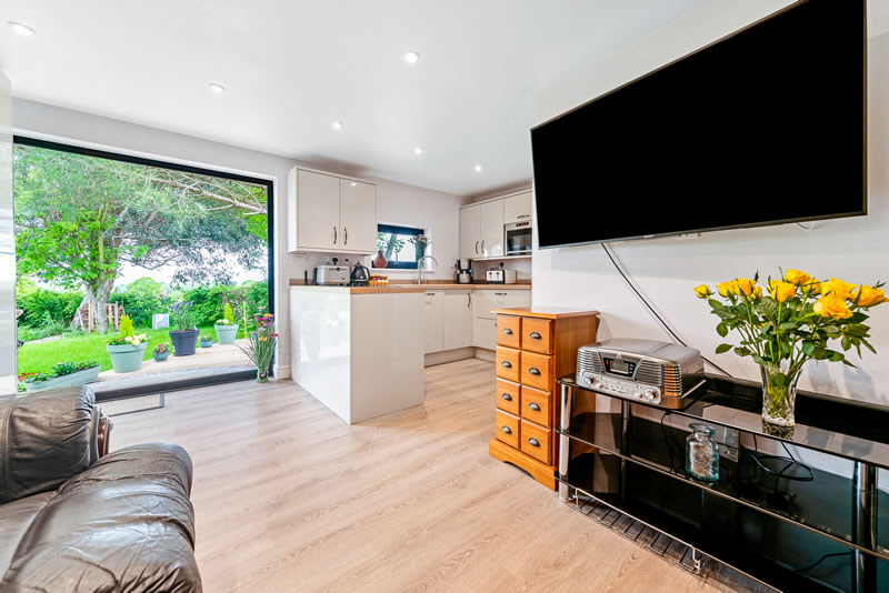 open plan garden annexe