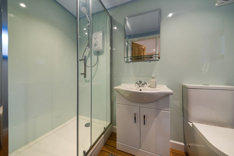 Shower room in one bed annexe
