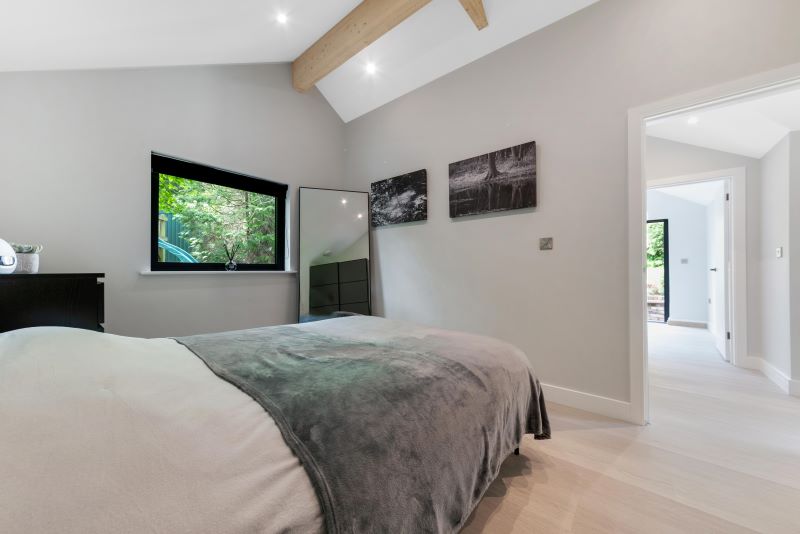 l shaped garden annexe essex