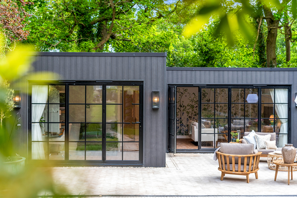 luxury interior of a garden annexe