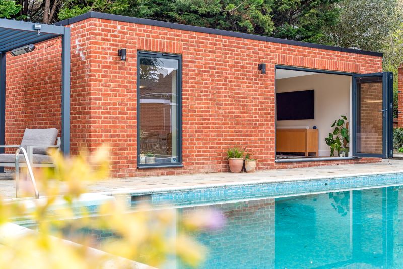 brick built garden annexes london