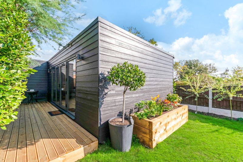 contemporary garden annexe london
