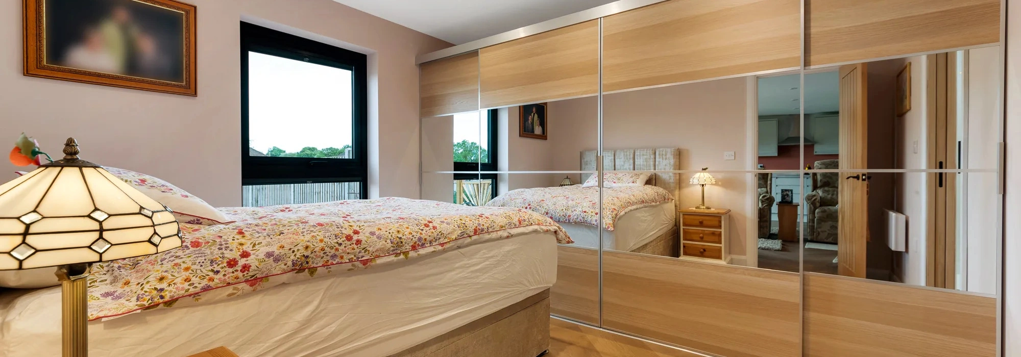 Accessible garden annexe interior with open-plan living space suitable for multigenerational living near Wivenhoe