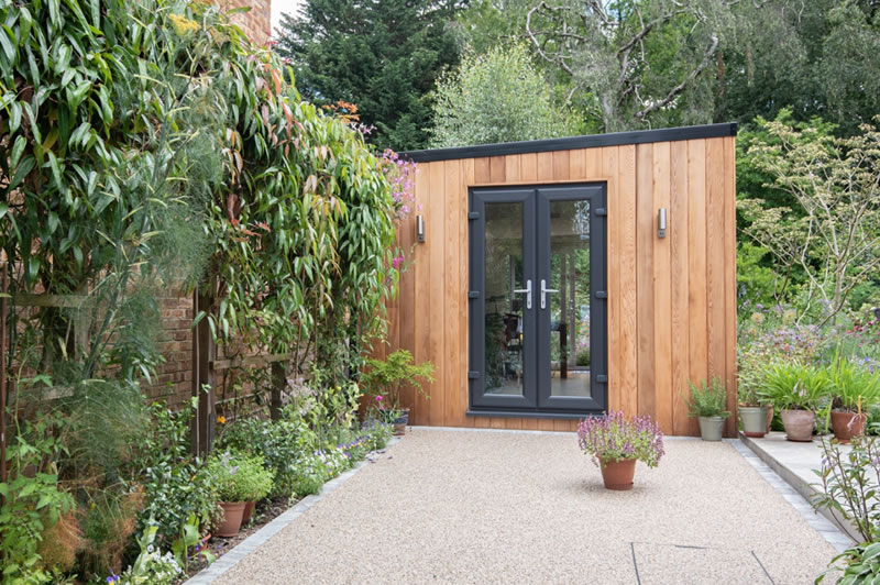 garden annexe door selection