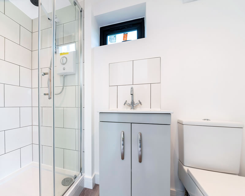 Garden room bathroom