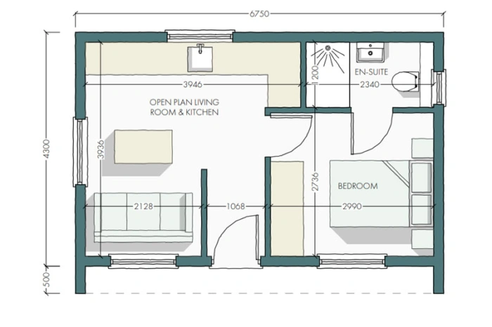 One Bedroom Annexes