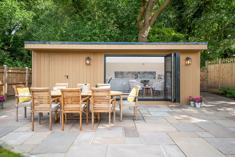 contemporary garden studio annexe